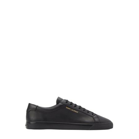 Saint Laurent Andy Low-Top Sneakers Sort, Herre, Størrelse: 44 EU