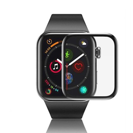 Skärmskydd - Apple Watch 40mm - Fulltäckande Glas Transparent