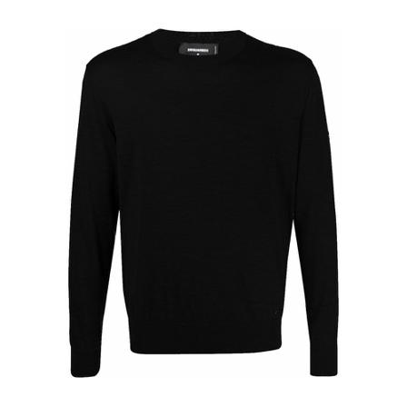 Dsquared2 Strik Sort, Herre Strik, Størrelse: M