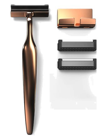 Melle Bronze Razor Kit Brun