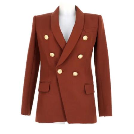Balmain Pre-owned - Vintage Jackor - Brun - Dam - Storlek: S, Dam, Storlek: S
