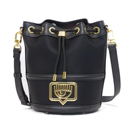 Chiara Ferragni Collection, Bucket bag Zwart, Dames, Maat:ONE Size