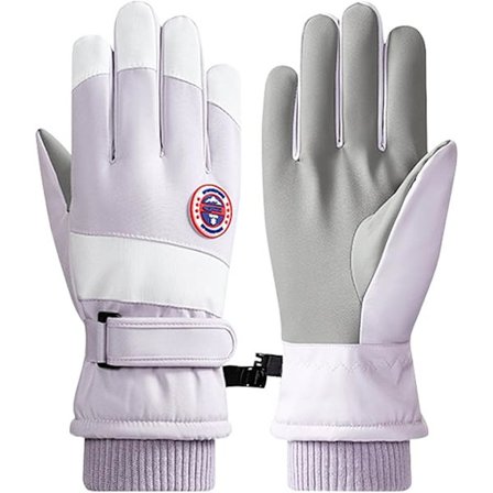 Vinterhandsker til Mænd og Kvinder, Varme Touchscreen Handsker, Vandtætte Vindtætte Handsker til Ski, Cykling, Løbetur