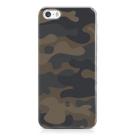 Bjornberry iPhone 5/5s/SE Premium Skal - Dark Camo