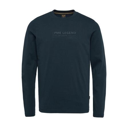 PME Legend, Round-neck Knitwear Blauw, Heren, Maat:3XL
