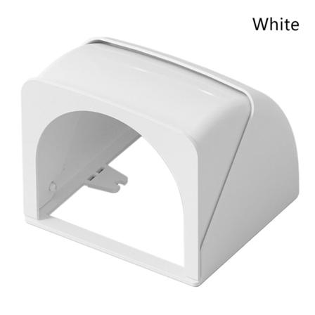 Kylpyhuoneen ulkopistorasian vedenpitävä laatikkokytkimen cover White