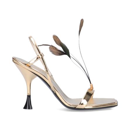 3Juin, High Heel Sandals Żółty, Kobieta, Rozmiar: 38 EU