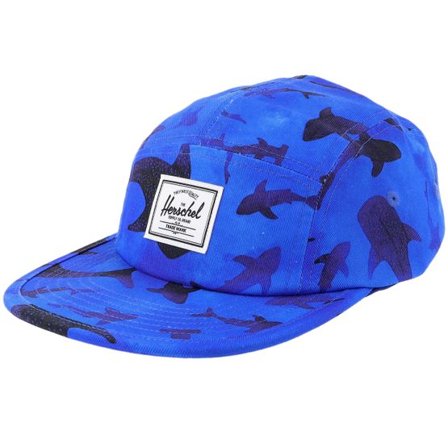 Herschel - Blå 5panel Keps - Kids Glendale Cap Sharks Royal 5-Panel @ Hatstore