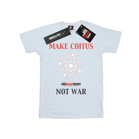 The Big Bang Theory Herr Make Coitus Not War T-Shirt M Vit
