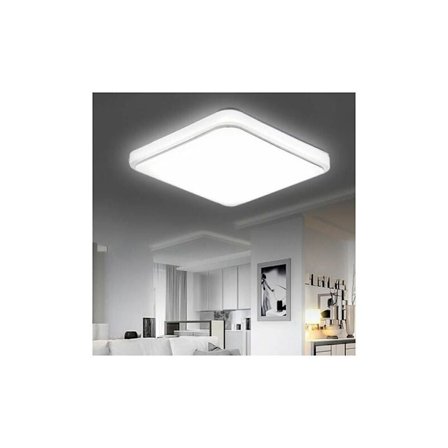LED-taklampe 24W 1000LM Innfelt 3500–6000K - Transparent