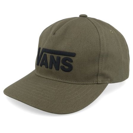 Vans - Grön Keps - Drop V Logo Bay Leaf Adjustable @ Hatstore