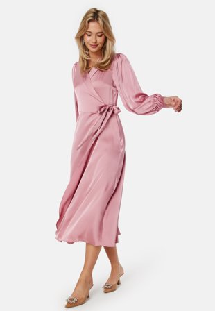 VILA Vienna Ravenna L/S Ankle Wrap Dress Klær