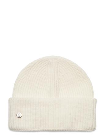 Th Elevated Beanie Accessories Headwear Beanies Creme Tommy Hilfiger