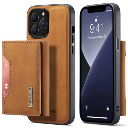 Dg.ming Iphone 14 Pro Max Magnetic Phone Skal Med Detachable Plå Brun