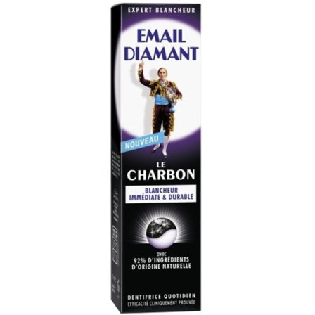 Tandkräm med kol för vitare tänder - Email Diamant 75ml