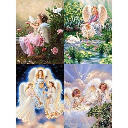 Timanttimaalaus Enkeli, 5D Timanttimaalaus Keiju Timantti Embroi