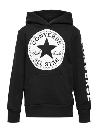 Signature Chuck Patch Pullover Hoodie Hoodie Trøje Sort Converse