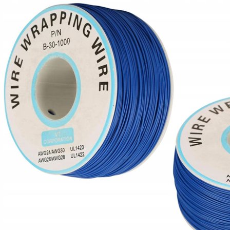 Kynar Lavspændingskabel 0,25Mm Blå – 200M | PVC-Isolering | til Elektronikprojekter