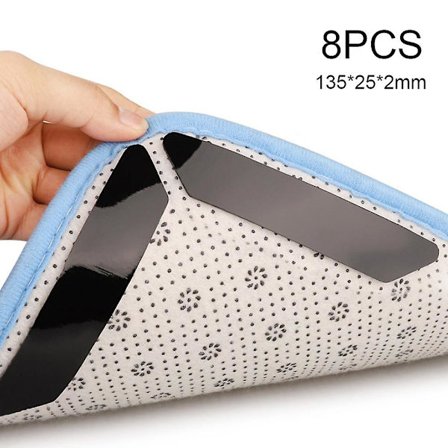 8 st matta greppmatta matta fasta klistermärken halkfri tvättbar vattentät remsa matta för hem golv trappa badrumstillbehör