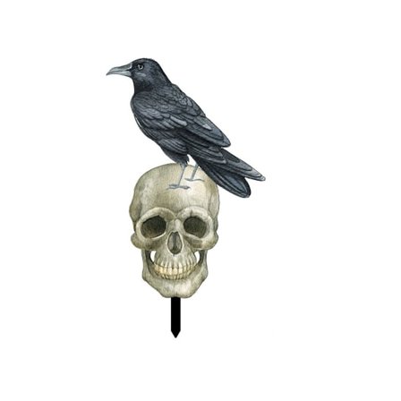 Gårdsjordsstik dekorativ pæl B B