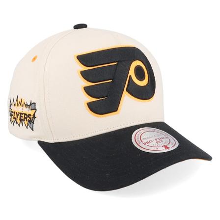 Mitchell & Ness - MLB Weiss adjustable Cap - Philadelphia Phillies Overspray Pro Off White/Black A-frame Adjustable @ Hatstore
