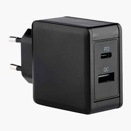 Snabbladdare USB A + C 45 W - Biltema
