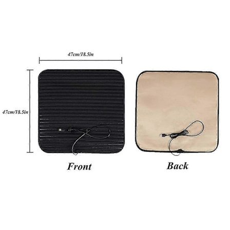 Multifunksjonelt USB-setevarme Setetrekk for bil / hjem / kontor, universalt