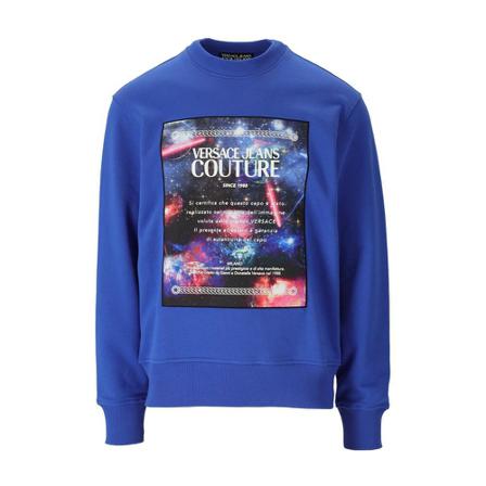 Versace Jeans Couture Galaxy Patch Sweatshirt Blå, Herre