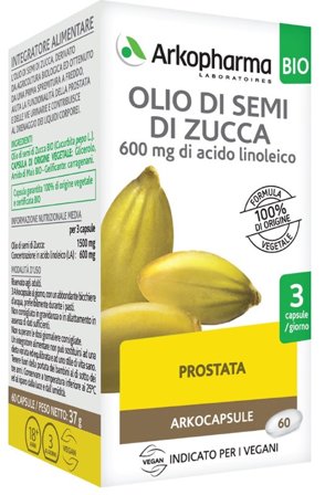 Arkopharma Olio Di Semi Di Zucca 60 Capsule