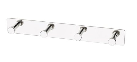 Habo 1368-4 Håndklehenger 4 kroker Krom, Baderom