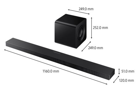 Samsung HW-QS710F 3.1.2 Soundbar Sort