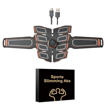 EMS Magmuskelstimulator ABS Fitness Träningsutrustning Maskin Viktminskning Kroppsbantning Hemgym Fitness