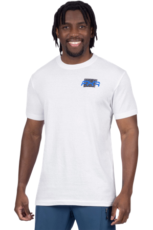 Tricou FXR Behind Bars Premium alb/asfalt XXL