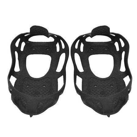 TPE 24 Tänder Anti-Halk Isdubbar Skoskydd Spikar Dubbar Stegjärn för Snö Mark Vandring Klättring