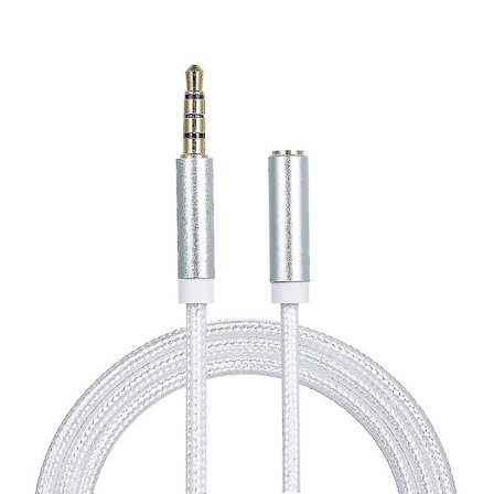 3,5 mm:n TRRS-uros-naaraskuulokaapeli, 3,5 mm:n Aux-jatkokaapeli, yhteensopiva auto-/kotistereo-, puhelin-, kannettava-, PC- ja pelikonsolin kanssa, 