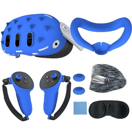 Viktiga 7-st tillbehör för VR Headset Protector Controller Grip Rocker Cap VR Facial Interfaces Controller fäste