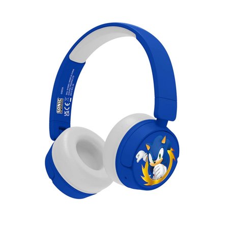 OTL SONIC Headphone On-Ear - Trådlösa barnhörlurar med Sonic-motiv