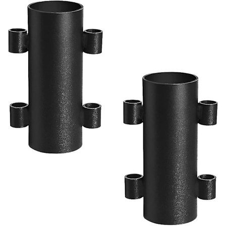 Campingteltstangsholder, Udendørs Vindtæt Parasol Baldakin Jernholder Fastgjort Rørholder Til Camping, Rygsækrejser, Vandreture, Picnic, Grill 2stk