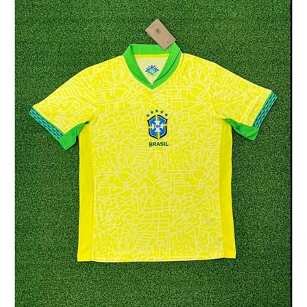 Brasil Hjemmefotballdrakt 2024 - England, Italia, Spania Drakstørrelser EU