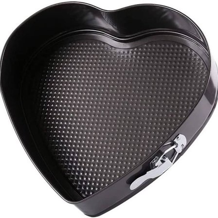 Non-stick karbonstål hjertekakeform