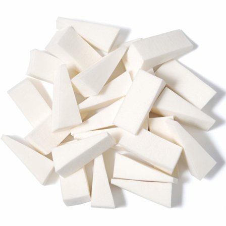 Kosmetisk Puff Foundation Svampkiler, Lateksfri Sminkeblender for Blanding og Utjevning, Vannabsorberende Myke Svamper for Pudder eller Væske