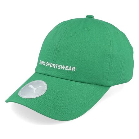 Puma - Grön unconstructed Keps - Sportswear Cap Green Dad Cap @ Hatstore