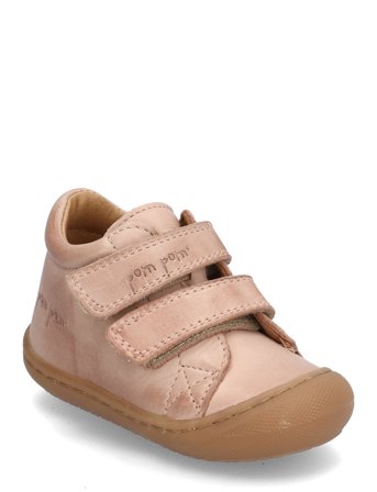 First Sport Velcro Shoe Pink Pom Pom