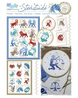 Korsstygnsmönster Stjärntecken - Lindner's Kreuzstiche