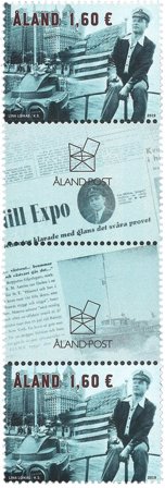 Åland - Uno Ekbloms verdensrekord - Gutterpair postfrisk