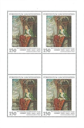 Liechtenstein - Fællesudgave med Tjekkiet - Postfrisk ark