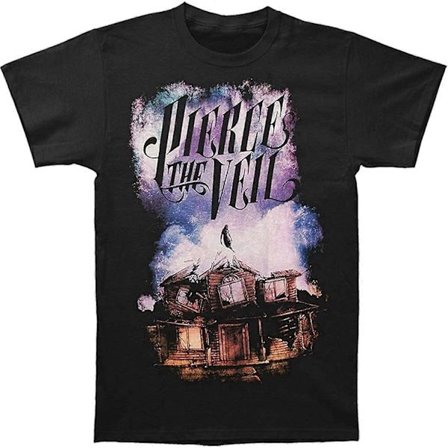 Pierce Veil Herr Album T-shirt Svart Herr Mode T-shirt Kortärmad