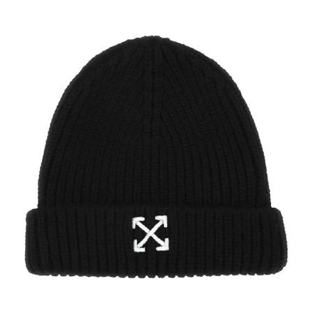 Off White, Beanies Zwart, Heren, Maat:ONE Size