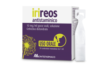 Irireos Antistaminico 10 Mg/ml Gocce Orali 10x1ml