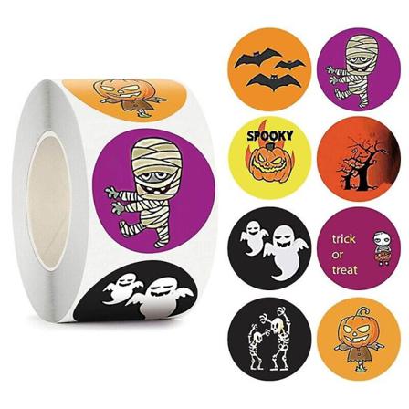 Halloween Barnleksaksdjur Tackklistermärken (500 Ark)